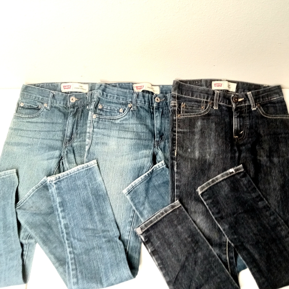LEVI'S 511 Slim Fit Jeans Bundle 3 pairs 25x25